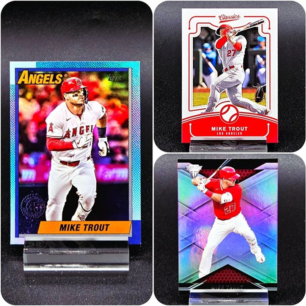 Mike Trout Titanium Classics 35th Anniversary Los Angeles Angels Star